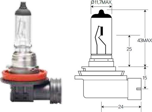 ACDelco ACH8 - Bulb, headlight car-mod.net