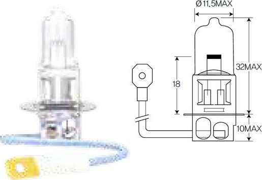 ACDelco ACH3 - Bulb, fog light car-mod.net
