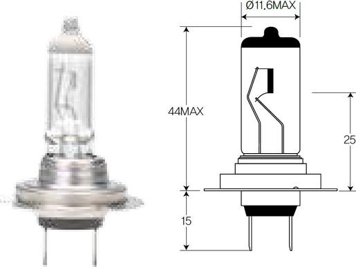 ACDelco ACH7 - Bulb, headlight car-mod.net