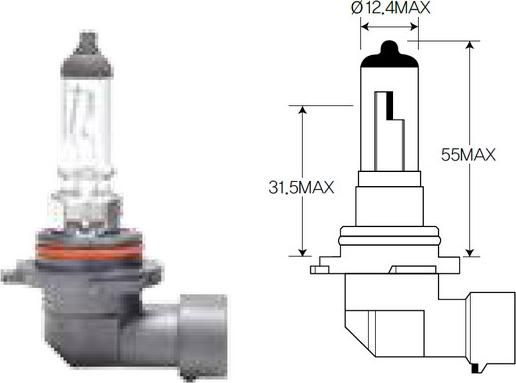 ACDelco ACHB4 - Bulb, headlight car-mod.net