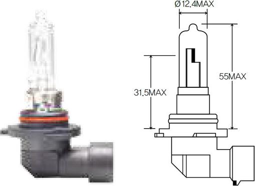 ACDelco ACHB3 - Bulb, headlight car-mod.net