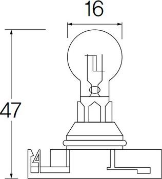 ACDelco ACPSX24W - Bulb, fog light car-mod.net