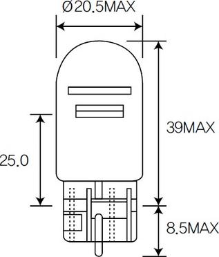 ACDelco ACT20W215 - Bulb, stop light car-mod.net