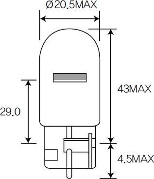 ACDelco ACT20 - Bulb, indicator car-mod.net
