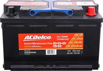 ACDelco S58090AGM - Starter Battery car-mod.net