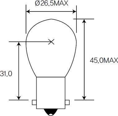 ACDelco ACBA15S - Bulb, tail light car-mod.net