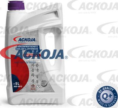 ACKOJA A60-0012 - Antifreeze car-mod.net