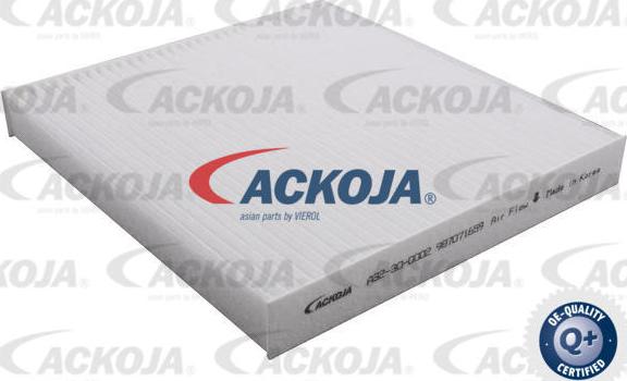 ACKOJA A32-30-0002 - Filter, interior air car-mod.net