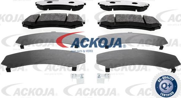 ACKOJA A37-0012 - Brake Pad Set, disc brake car-mod.net