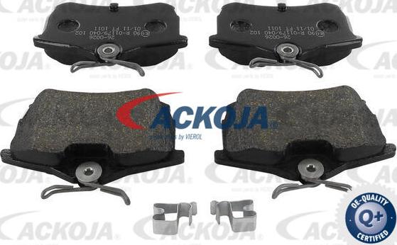 ACKOJA A26-0026 - Brake Pad Set, disc brake car-mod.net