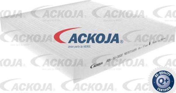 ACKOJA A26-30-0002 - Filter, interior air car-mod.net
