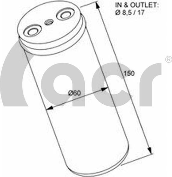 ACR 170085 - Dryer, air conditioning car-mod.net