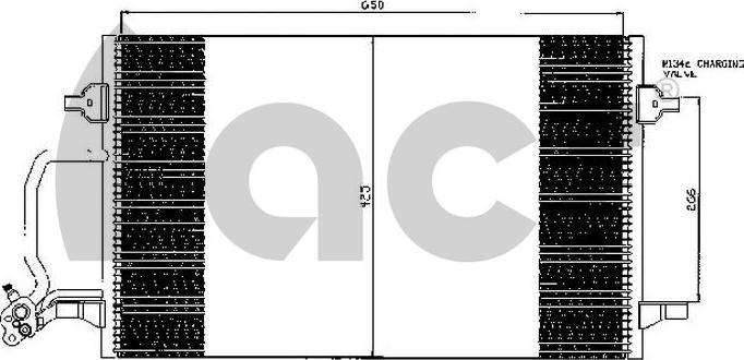 ACR 300499 - Condenser, air conditioning car-mod.net