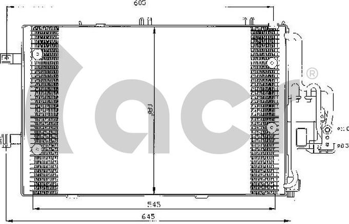 ACR 300440 - Condenser, air conditioning car-mod.net