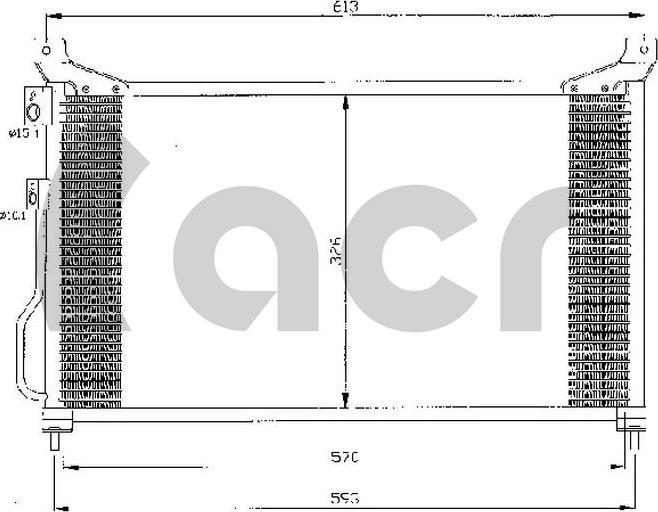 ACR 300469 - Condenser, air conditioning car-mod.net