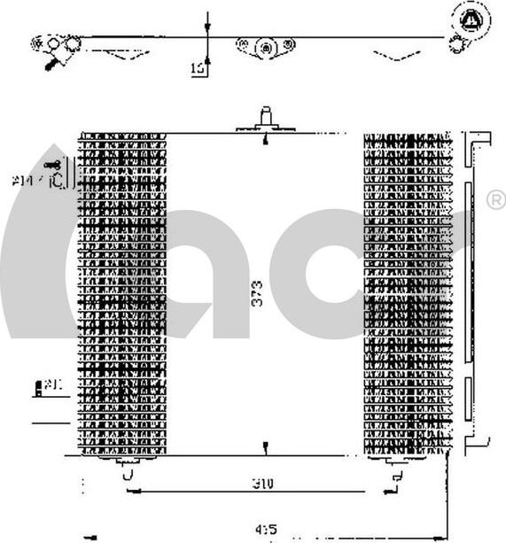 ACR 300433 - Condenser, air conditioning car-mod.net