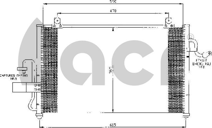 ACR 300472 - Condenser, air conditioning car-mod.net