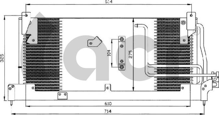 ACR 300569 - Condenser, air conditioning car-mod.net