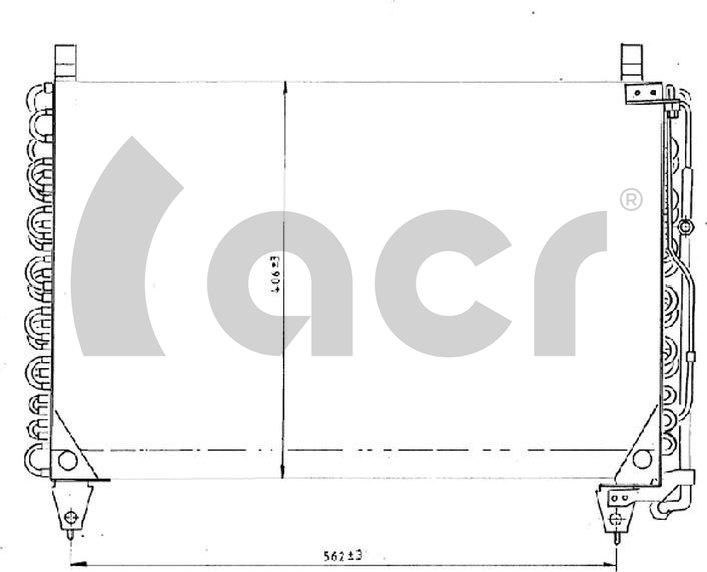 ACR 300565 - Condenser, air conditioning car-mod.net