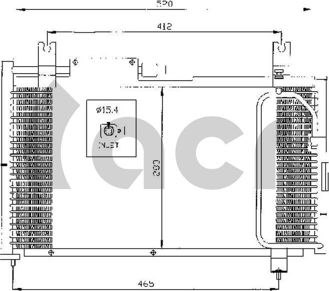ACR 300502 - Condenser, air conditioning car-mod.net