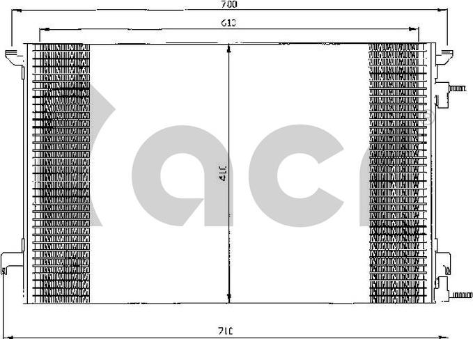 ACR 300512 - Condenser, air conditioning car-mod.net