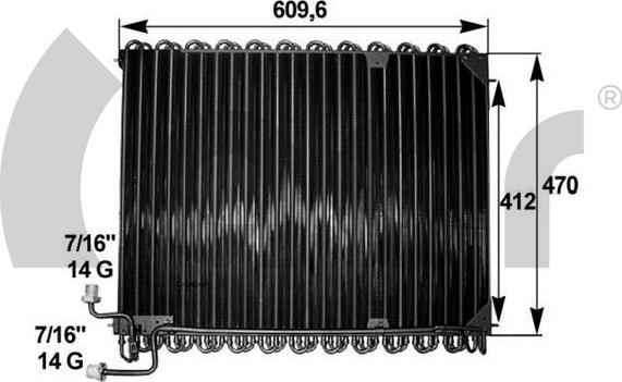 ACR 300634 - Condenser, air conditioning car-mod.net