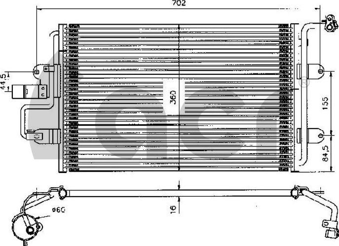 ACR 300046 - Condenser, air conditioning car-mod.net