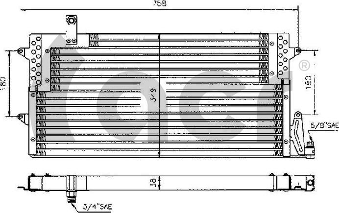 ACR 300048 - Condenser, air conditioning car-mod.net