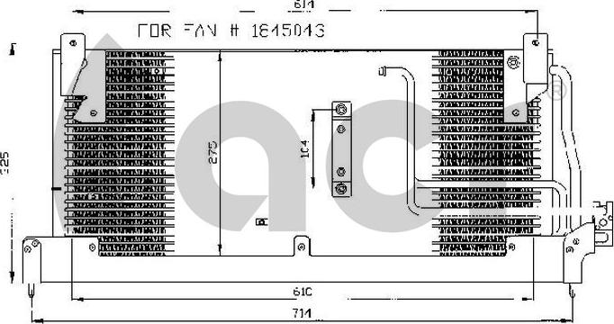 ACR 300089 - Condenser, air conditioning car-mod.net