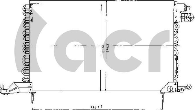 ACR 300111 - Condenser, air conditioning car-mod.net