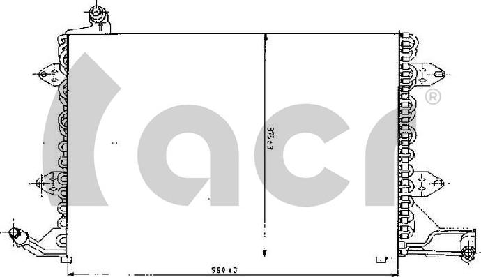 ACR 300113 - Condenser, air conditioning car-mod.net