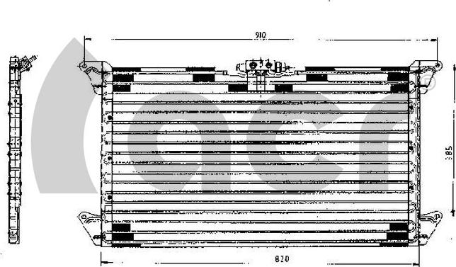 ACR 300139 - Condenser, air conditioning car-mod.net