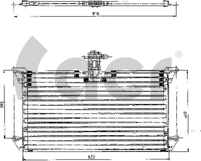 ACR 300138 - Condenser, air conditioning car-mod.net