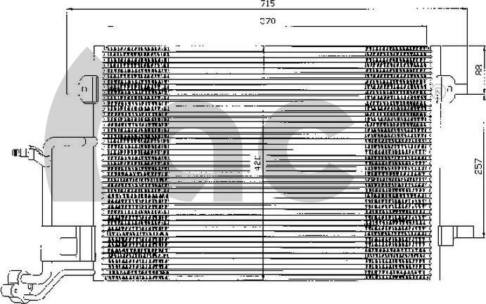 ACR 300340 - Condenser, air conditioning car-mod.net