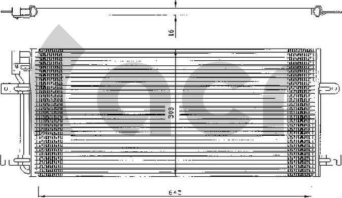 ACR 300348 - Condenser, air conditioning car-mod.net