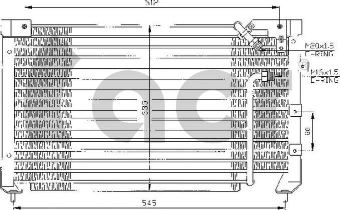 ACR 300318 - Condenser, air conditioning car-mod.net