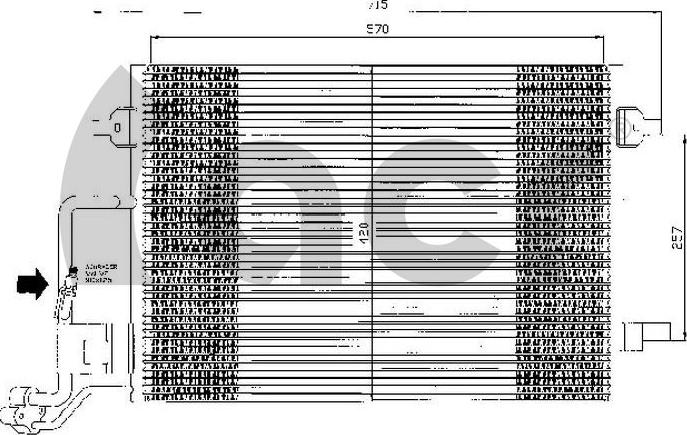 ACR 300388 - Condenser, air conditioning car-mod.net