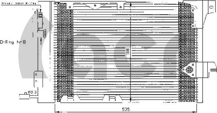 ACR 300333 - Condenser, air conditioning car-mod.net