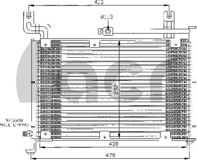 ACR 300377 - Condenser, air conditioning car-mod.net
