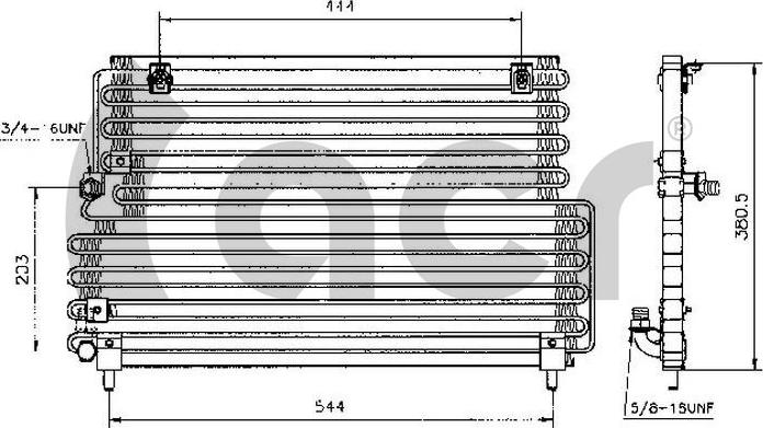 ACR 300252 - Condenser, air conditioning car-mod.net