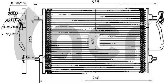 ACR 300270 - Condenser, air conditioning car-mod.net