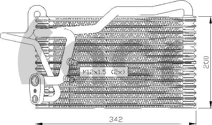 ACR 310021 - Evaporator, air conditioning car-mod.net