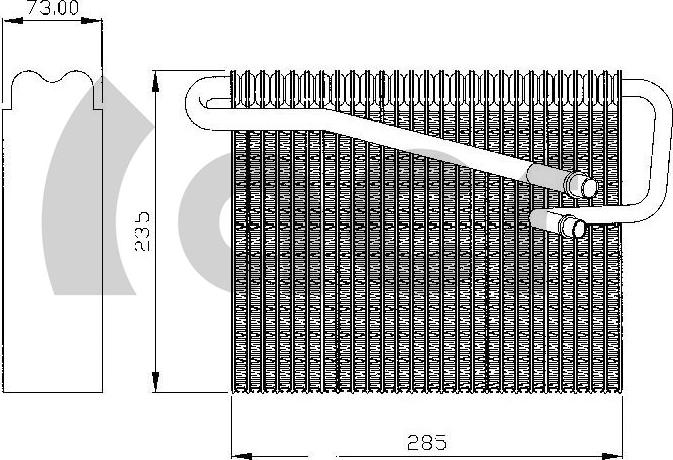ACR 310140 - Evaporator, air conditioning car-mod.net