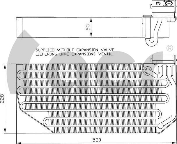 ACR 310163 - Evaporator, air conditioning car-mod.net
