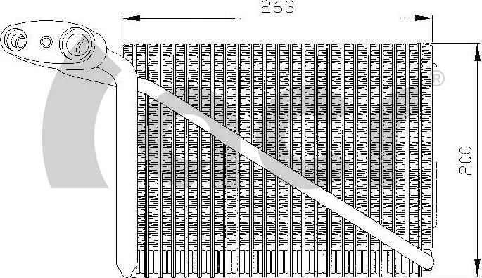 ACR 310136 - Evaporator, air conditioning car-mod.net