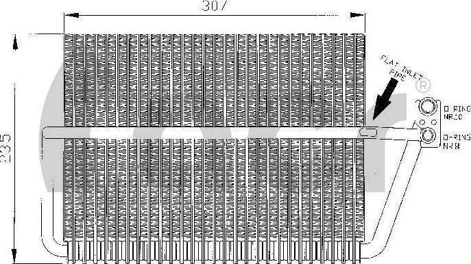 ACR 310131 - Evaporator, air conditioning car-mod.net