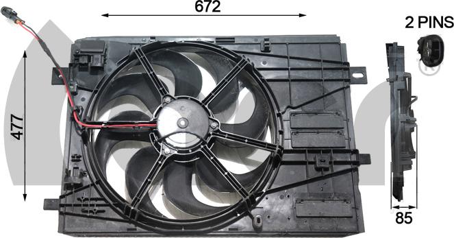 ACR 330607 - Fan, radiator car-mod.net