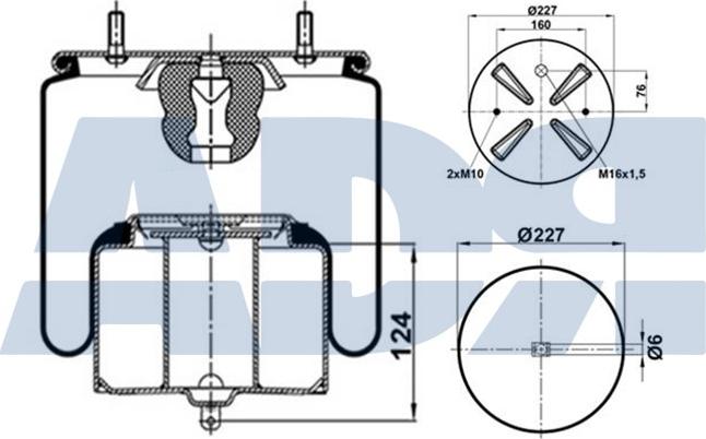 ADR 51436510 - Bellow, air suspension car-mod.net