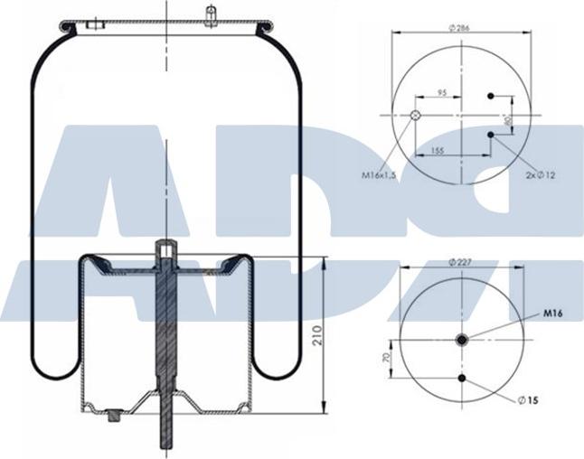 ADR 51569902 - Bellow, air suspension car-mod.net