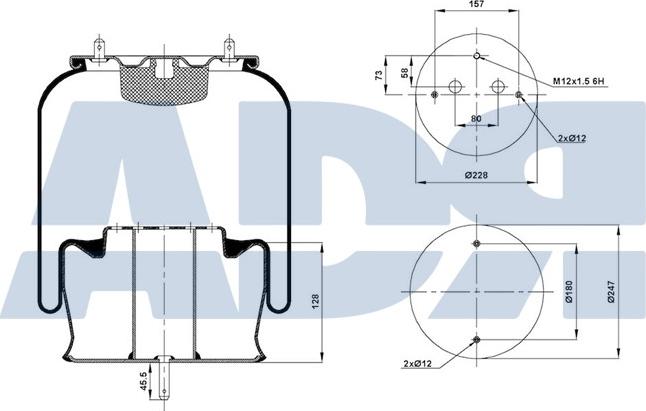 ADR 51569301 - Bellow, air suspension car-mod.net